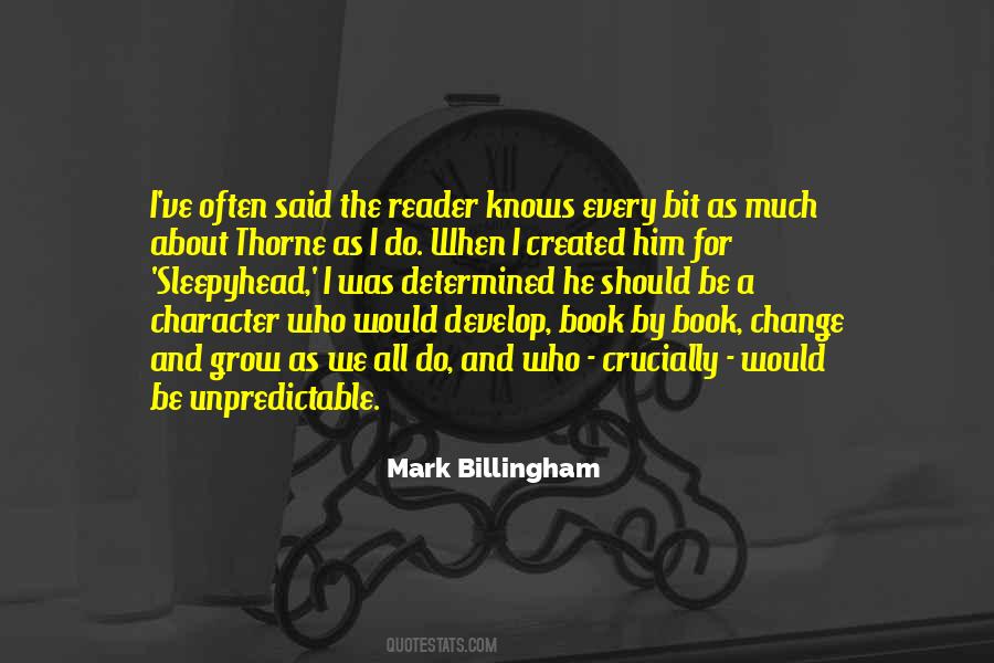 Mark Billingham Quotes #393423