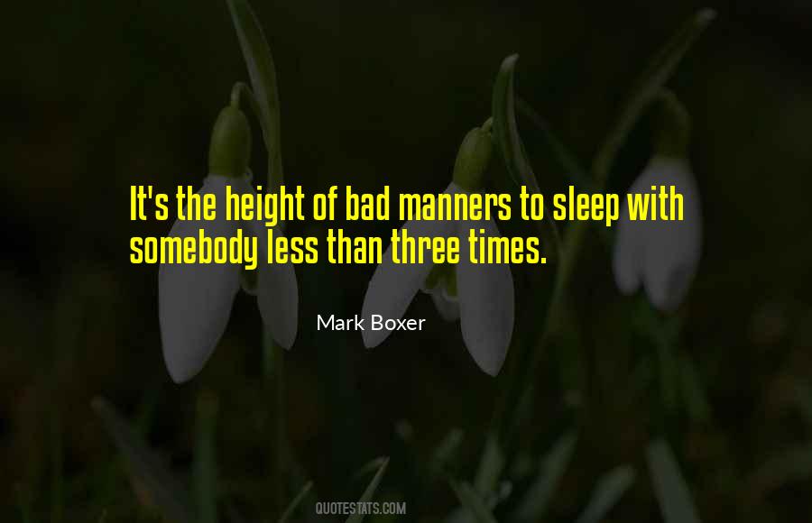 Mark Boxer Quotes #1267405