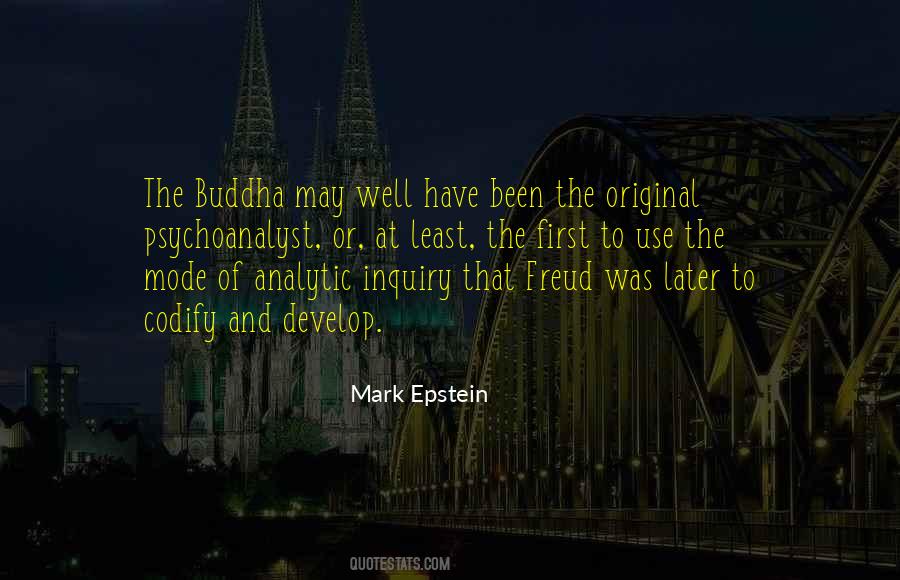 Mark Epstein Quotes #709807