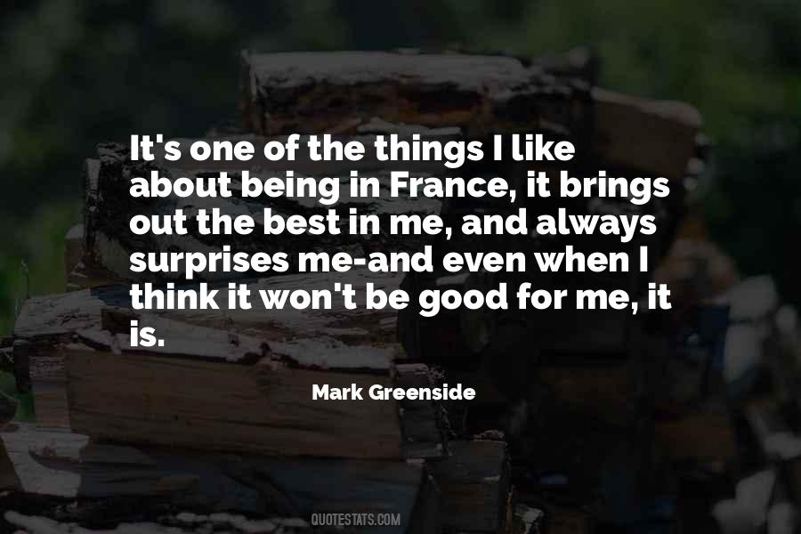 Mark Greenside Quotes #783576