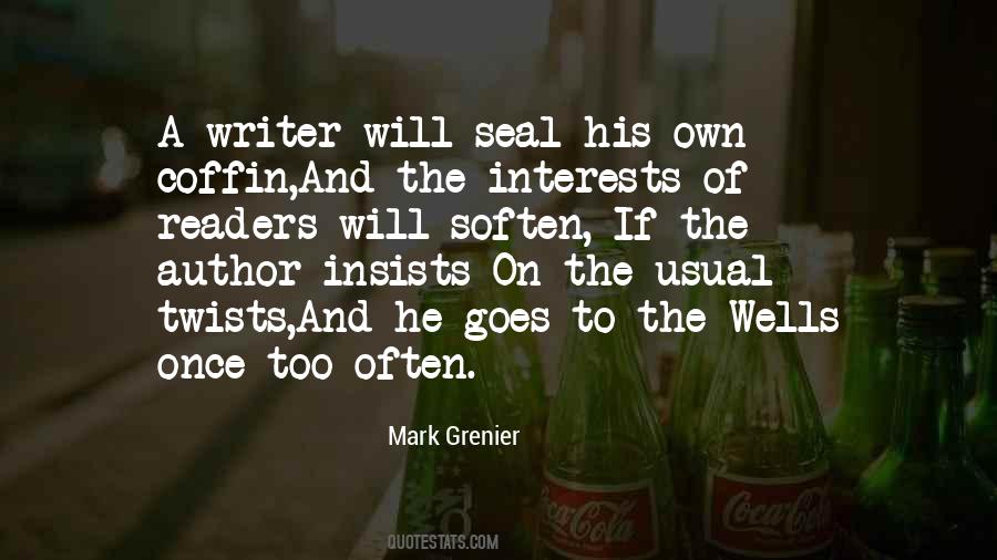 Mark Grenier Quotes #876416