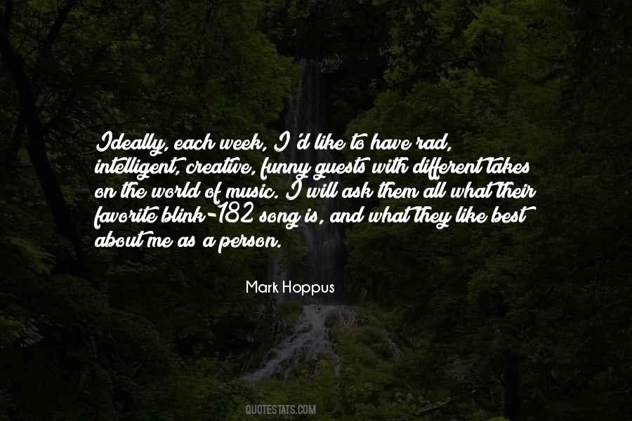 Mark Hoppus Quotes #816644