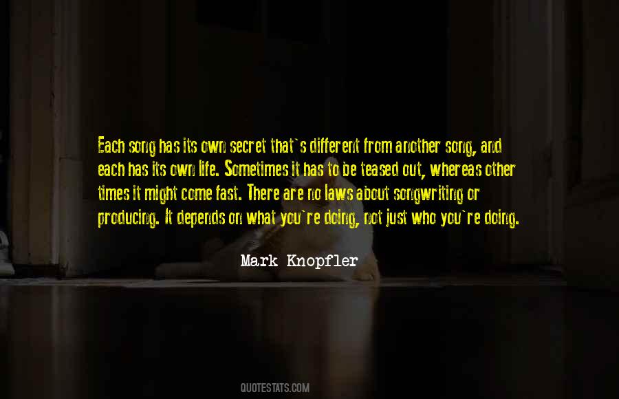 Mark Knopfler Quotes #1422930