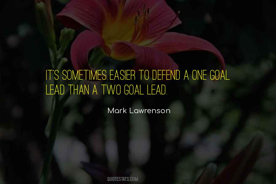 Mark Lawrenson Quotes #1235530