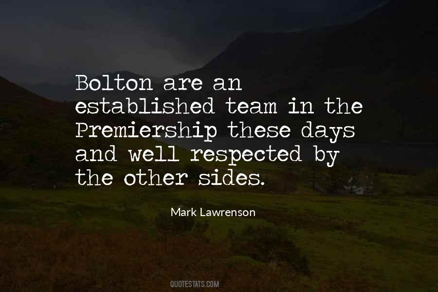 Mark Lawrenson Quotes #483475