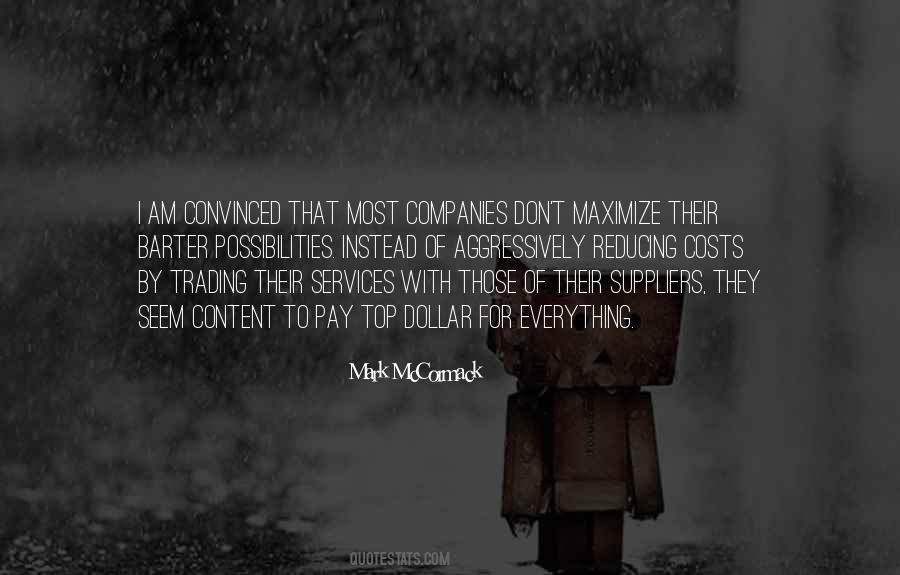 Mark McCormack Quotes #206494