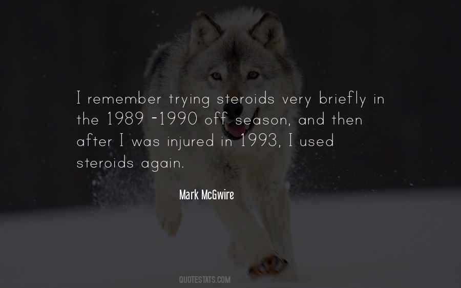 Mark McGwire Quotes #27547