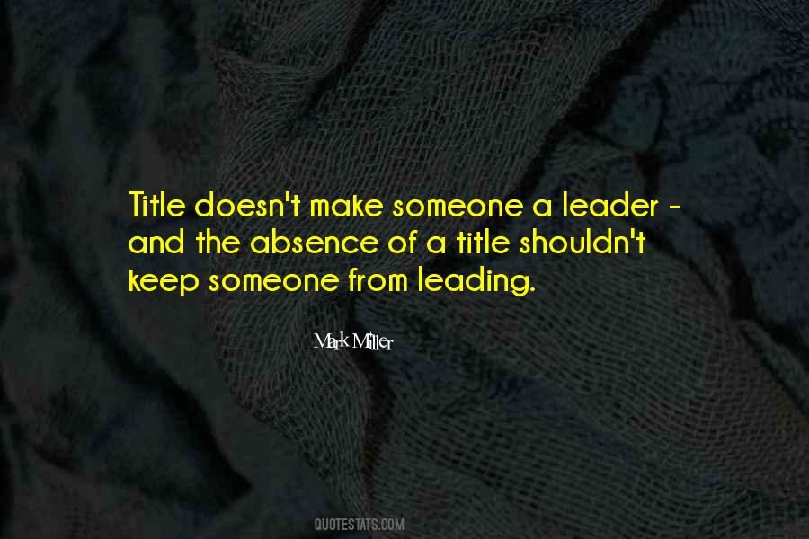 Mark Miller Quotes #1651513