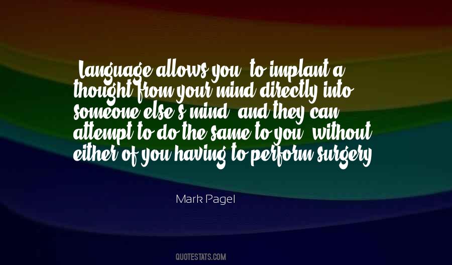 Mark Pagel Quotes #1069783