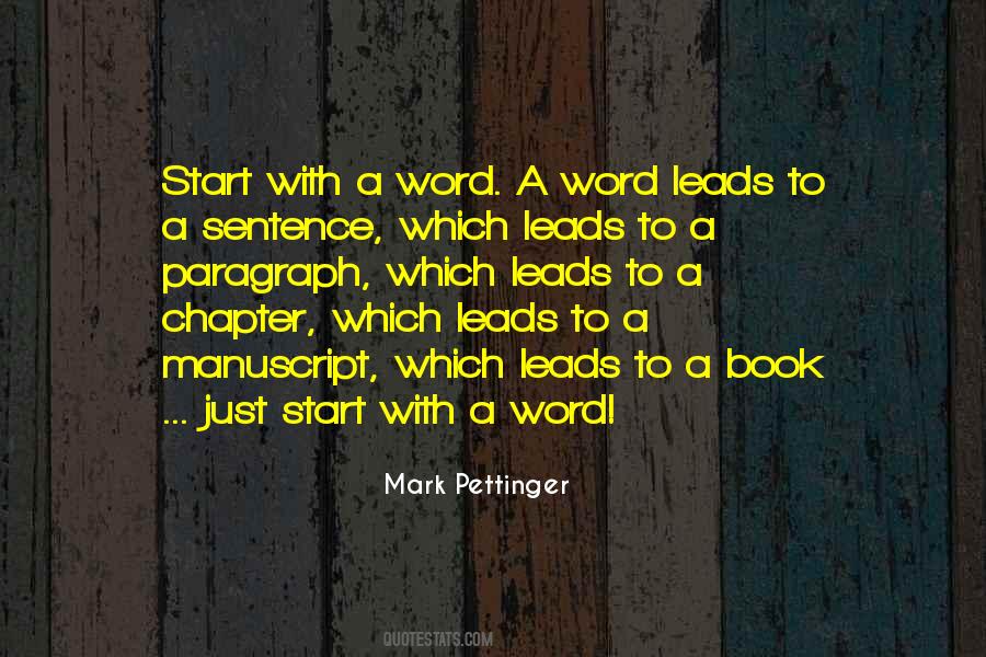 Mark Pettinger Quotes #958100