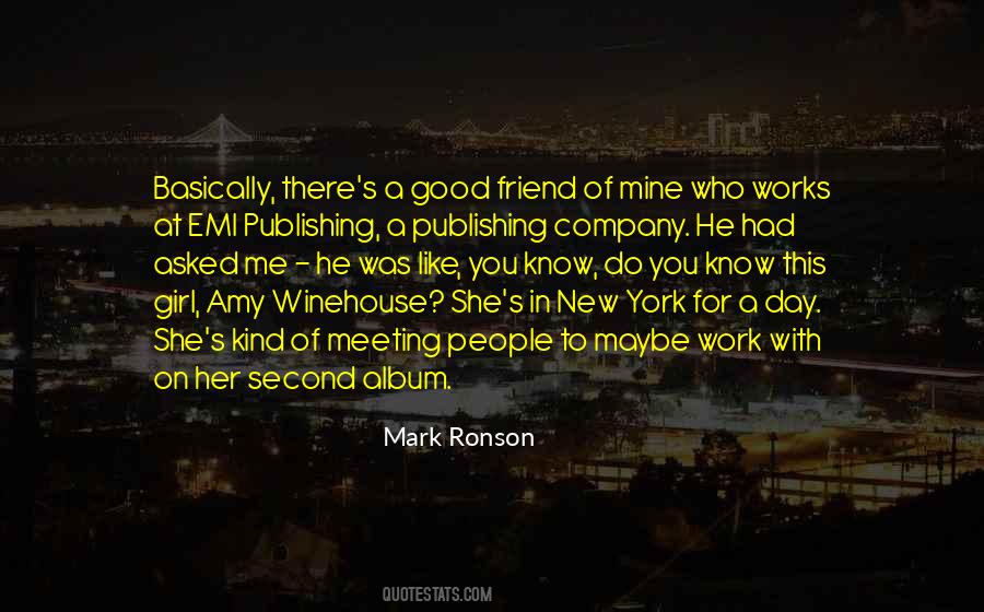 Mark Ronson Quotes #1076731