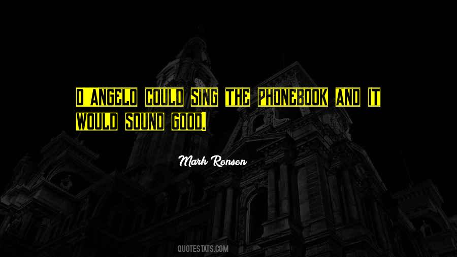 Mark Ronson Quotes #876349