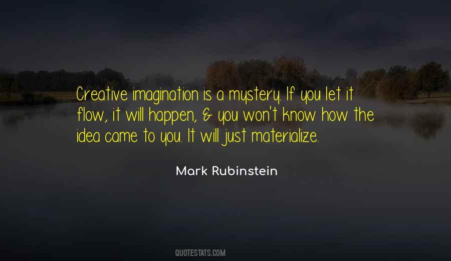 Mark Rubinstein Quotes #1714371