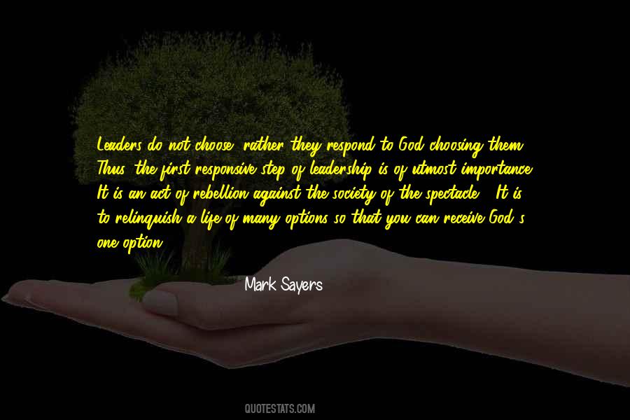 Mark Sayers Quotes #528584