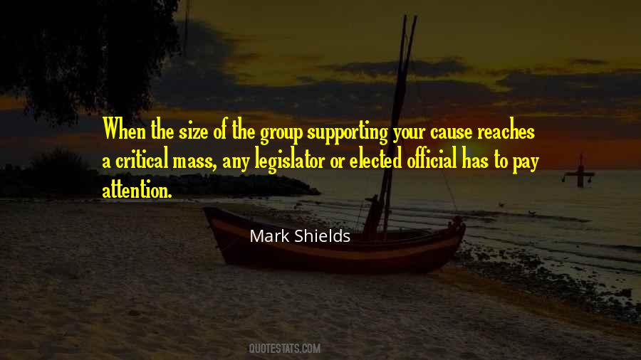 Mark Shields Quotes #309977