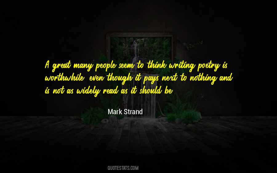 Mark Strand Quotes #1532720