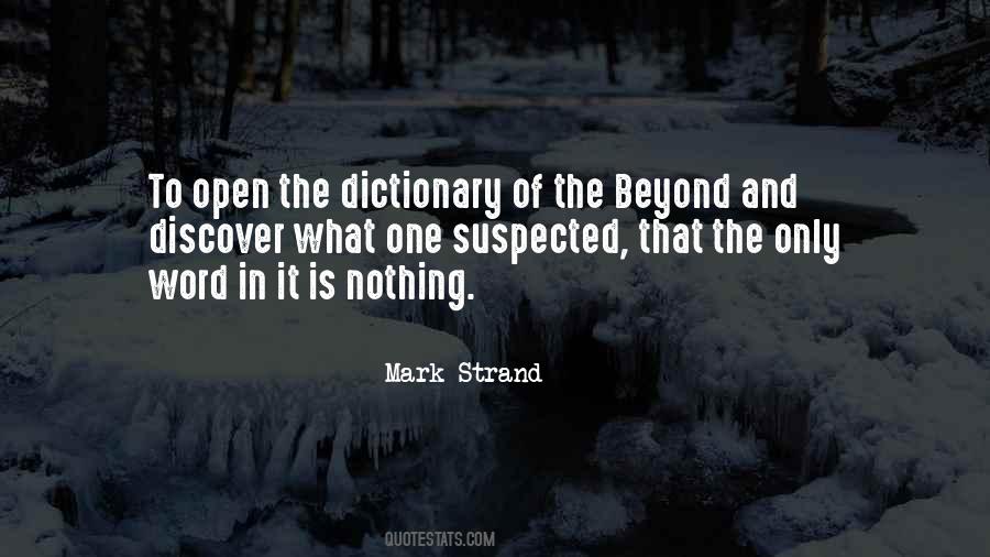 Mark Strand Quotes #1877165