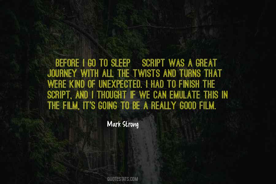 Mark Strong Quotes #1125804