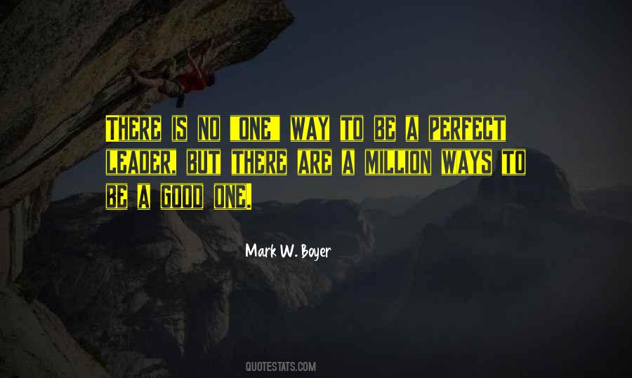 Mark W. Boyer Quotes #1810109