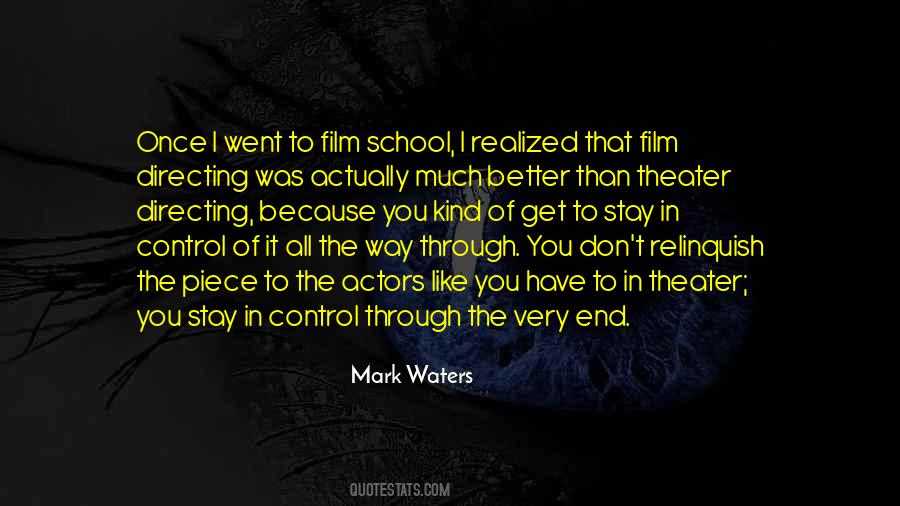 Mark Waters Quotes #436933