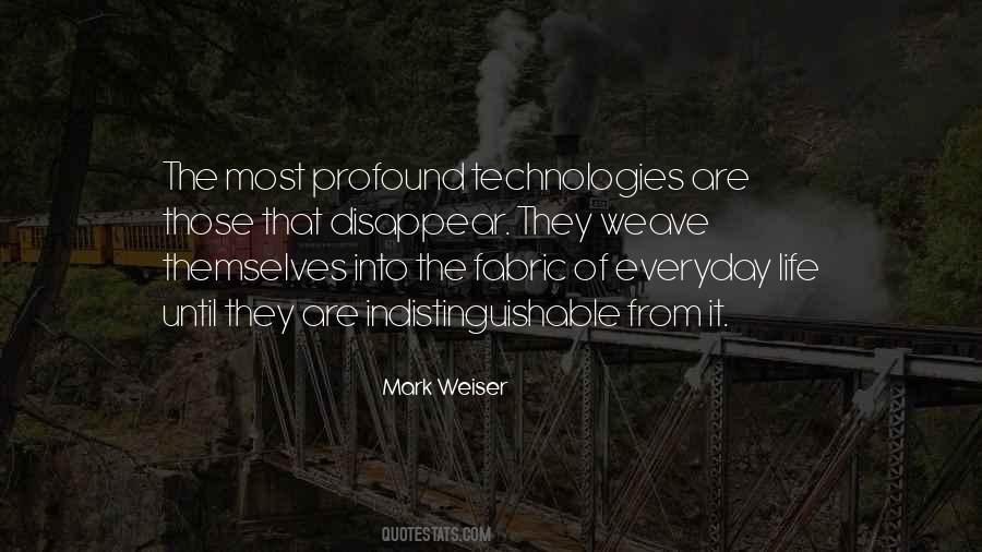 Mark Weiser Quotes #465153