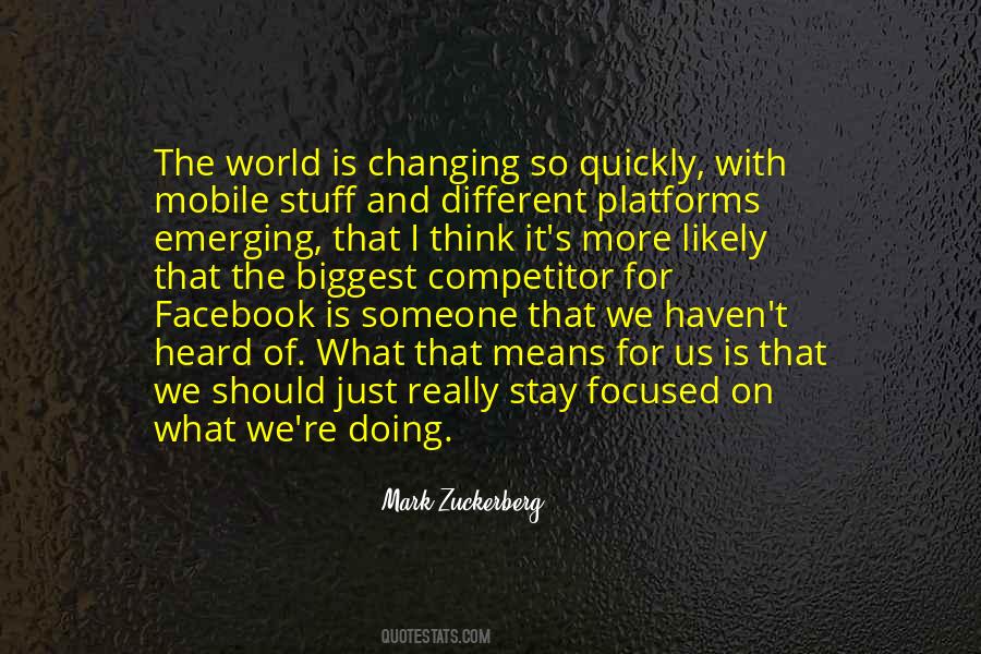 Mark Zuckerberg Quotes #901330