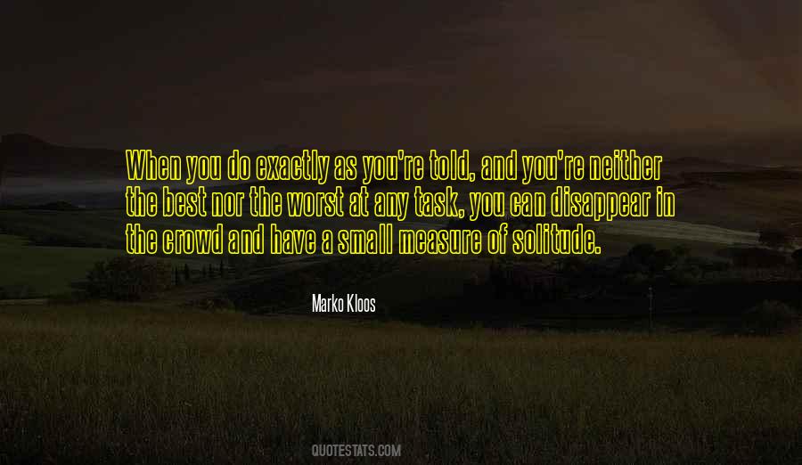 Marko Kloos Quotes #74603