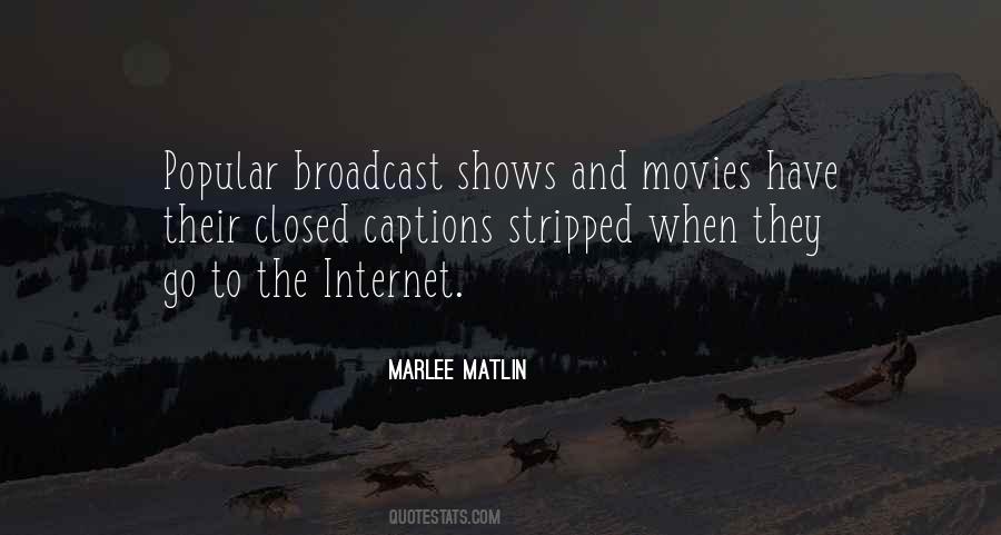 Marlee Matlin Quotes #22417