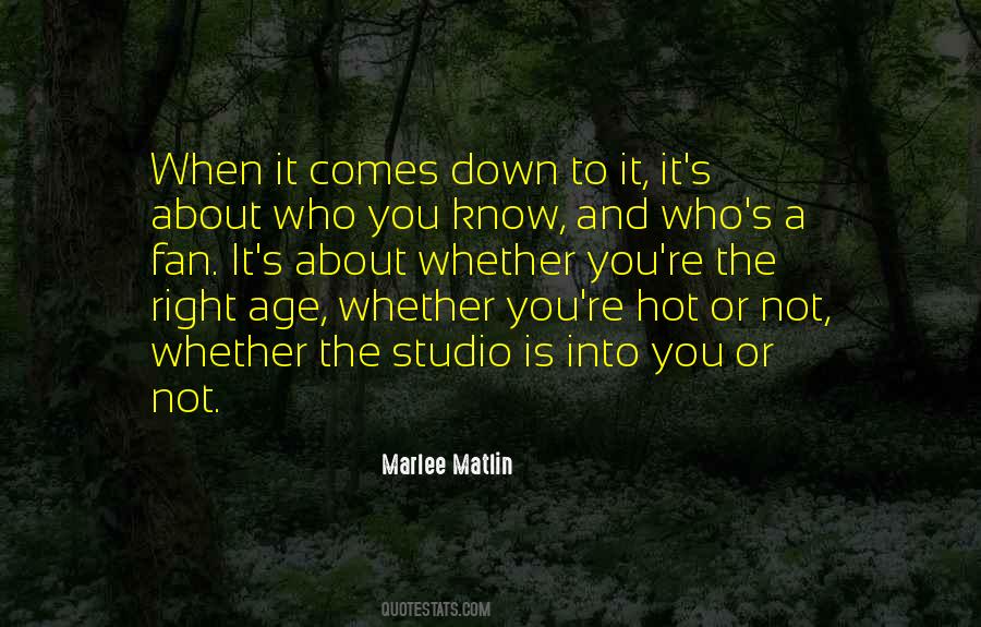 Marlee Matlin Quotes #536794