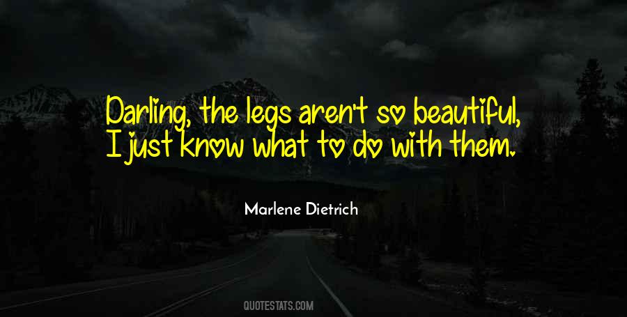 Marlene Dietrich Quotes #1660056