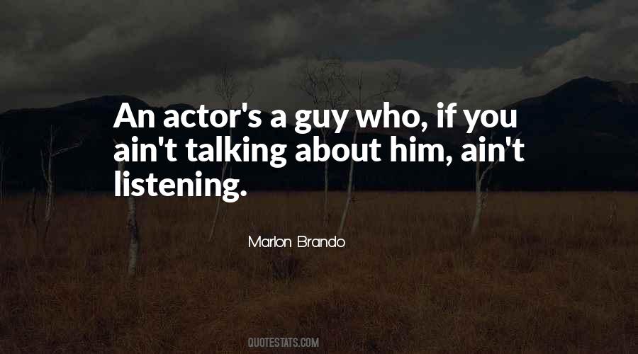 Marlon Brando Quotes #504396