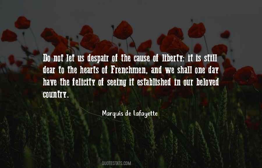 Marquis De Lafayette Quotes #326176