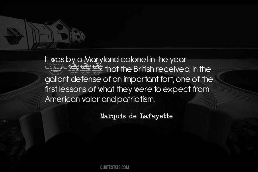 Marquis De Lafayette Quotes #558532