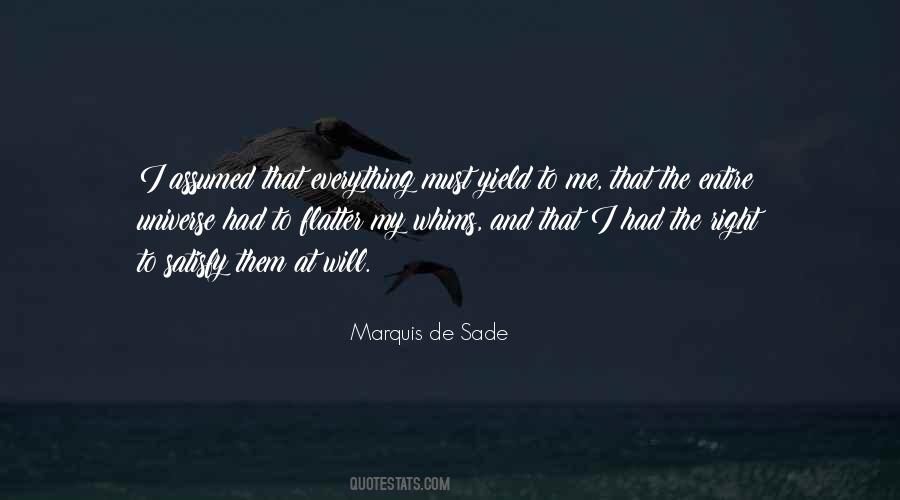 Marquis De Sade Quotes #837877