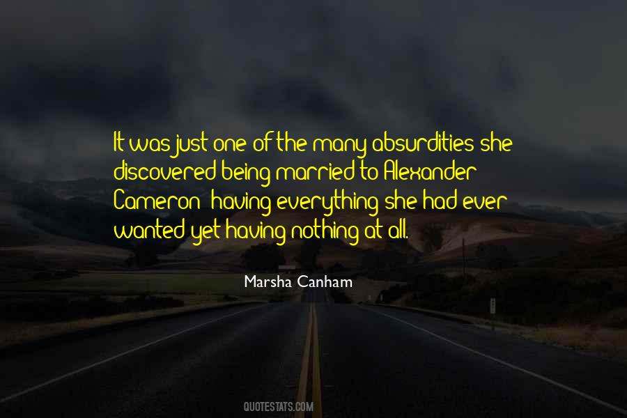 Marsha Canham Quotes #108861