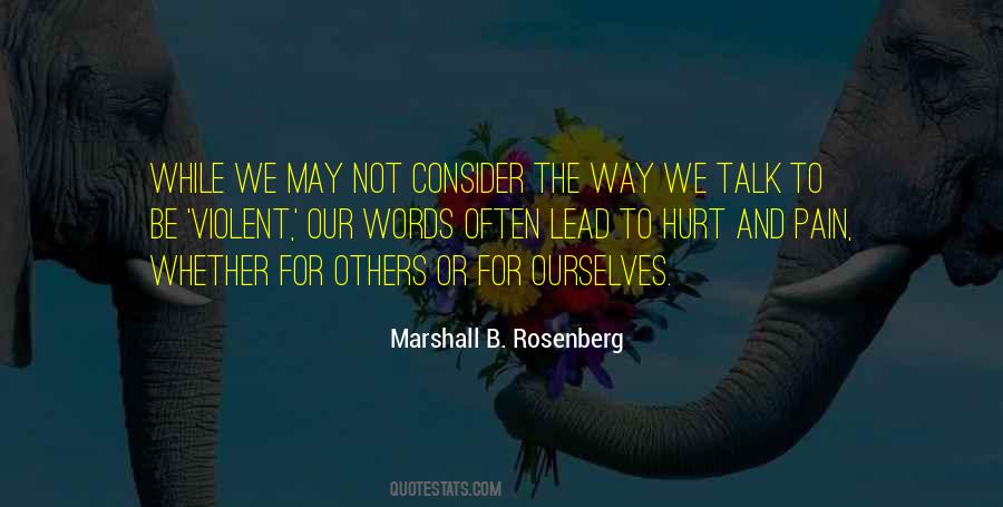 Marshall B. Rosenberg Quotes #975272