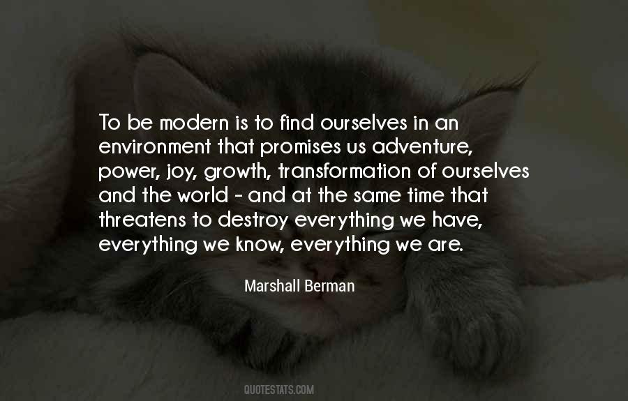 Marshall Berman Quotes #1078098