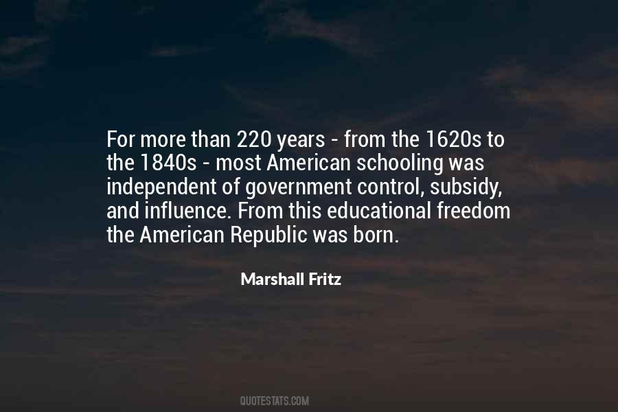 Marshall Fritz Quotes #16341