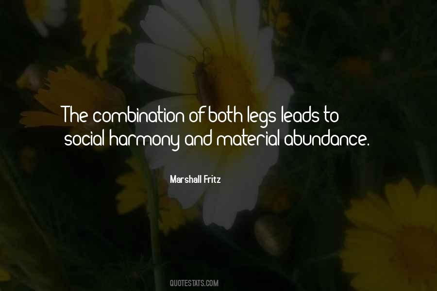 Marshall Fritz Quotes #1793059