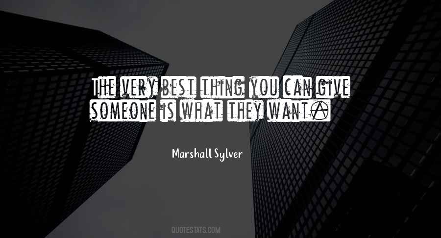 Marshall Sylver Quotes #1625117