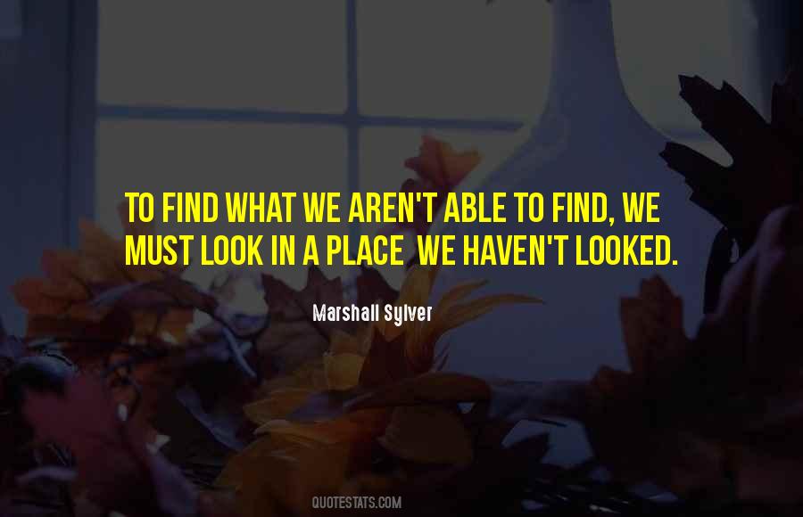 Marshall Sylver Quotes #1702020