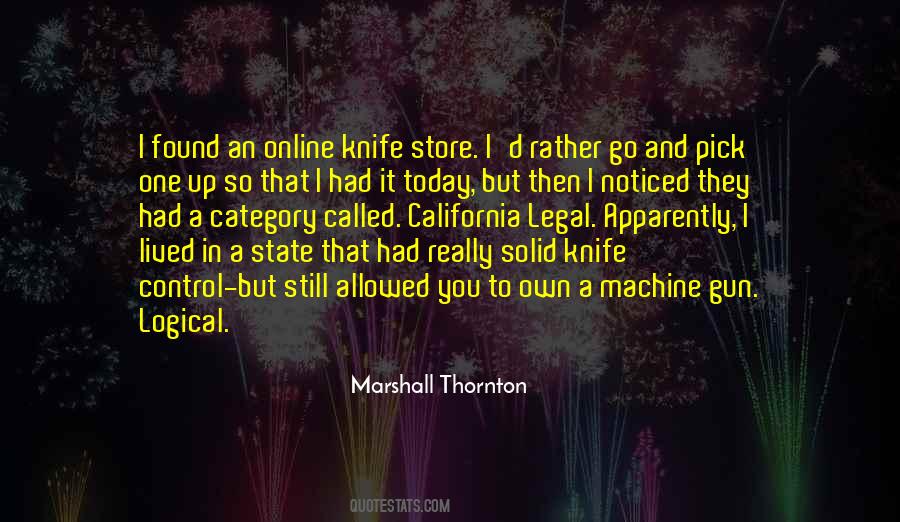 Marshall Thornton Quotes #1202943