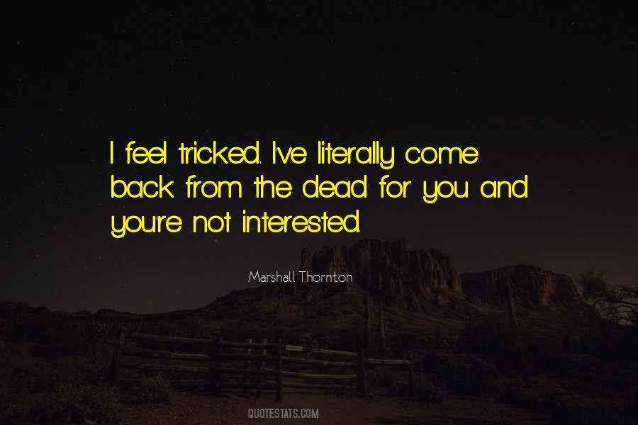 Marshall Thornton Quotes #235771