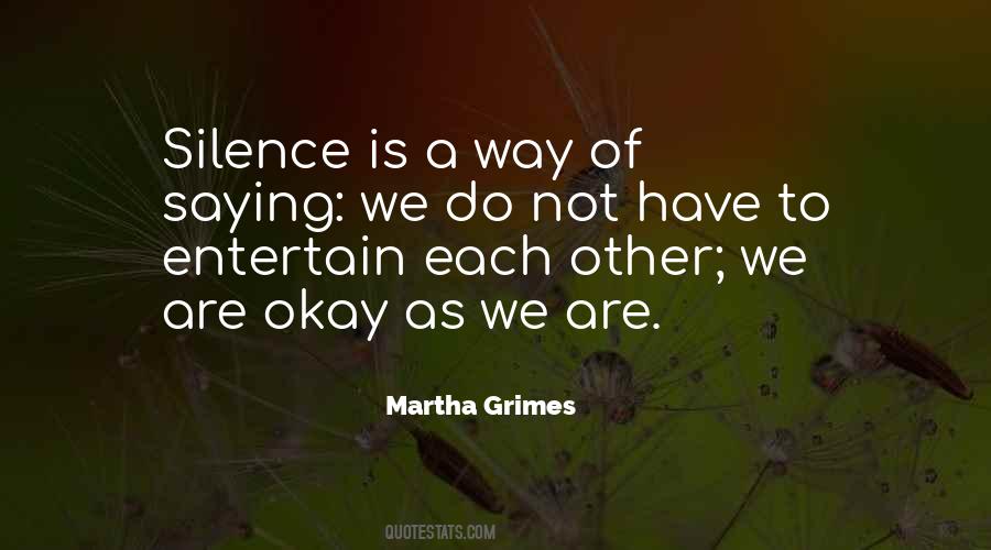 Martha Grimes Quotes #1010260