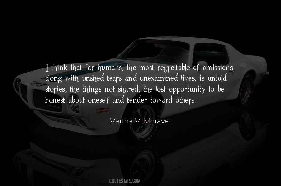 Martha M. Moravec Quotes #230431