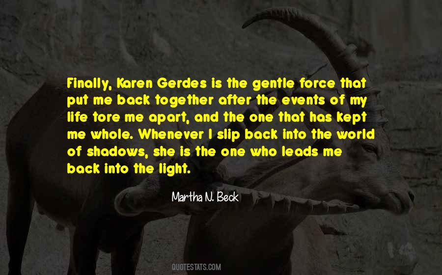 Martha N. Beck Quotes #1167404