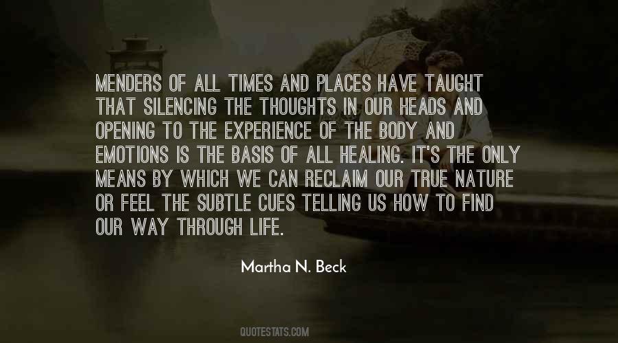 Martha N. Beck Quotes #1793173