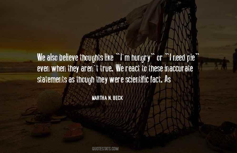 Martha N. Beck Quotes #306697