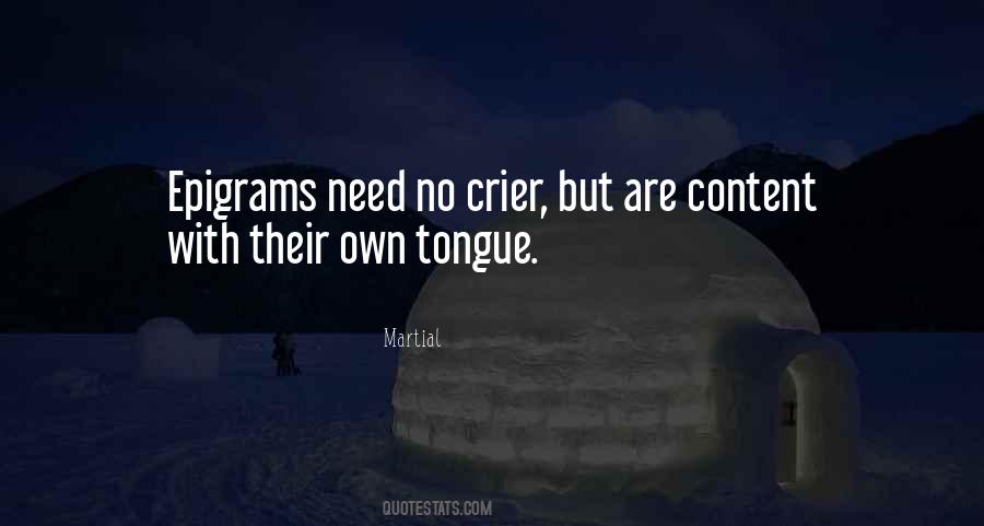 Martial Quotes #1535780