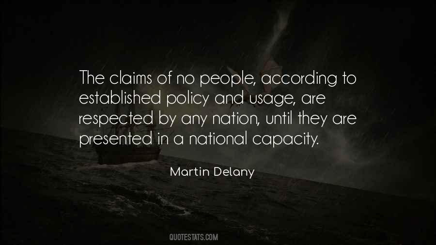 Martin Delany Quotes #444396